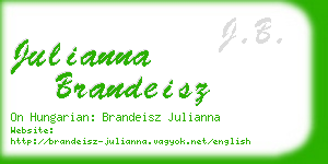 julianna brandeisz business card